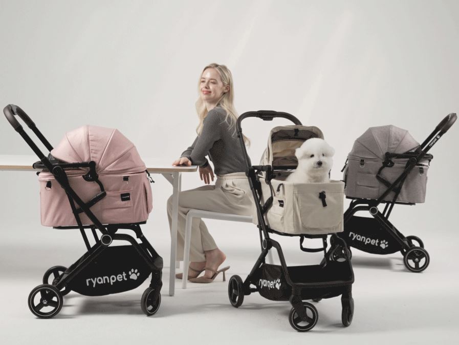 (애견유모차)리안펫피니 강아지유모차 개모차